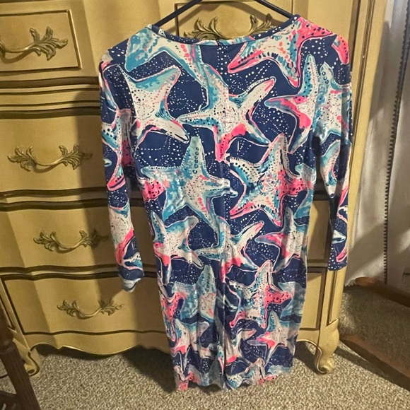 Lily Pulitzer Beacon Starfish Long Sleeve Dress - Picture 3 of 4
